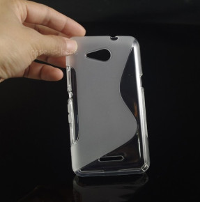 Силиконов гръб ТПУ S-Case за Sony Xperia E4G прозрачен